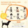 Dog Kennel Furniture Side End Table with Storage Double Doors Small Medium Dogs White