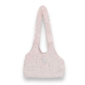 Divine Luxury Dog Carrier with Plush Faux Fur (Color: Blush)