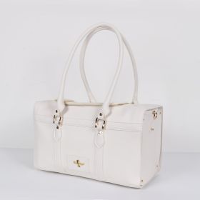 The Grand Voyager Dog Carrier (Color: Cream)
