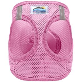 American River Solid Ultra Choke Free Dog Harness (Color: Candy Pink, size: large)