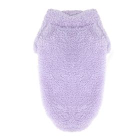 Soft Plush Pullover (Color: Lavender, size: 3X-Large)