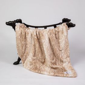 Cashmere Dog Blankets (Color: Gold Fawn, size: SM)