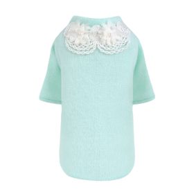 Sweet Magnolia Dog Sweater (Color: Mint, size: XXS)