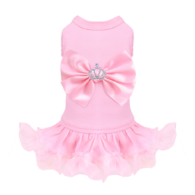 Royal Princess Dog Dress (Color: Pink, size: XXS)